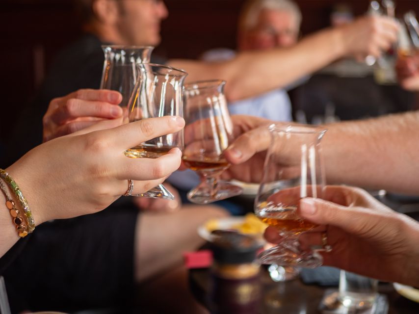 2-Hour Deluxe Whiskey & Food Tasting - Getting educated one stop at a time