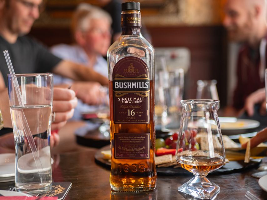 2-Hour Deluxe Whiskey & Food Tasting - What you are actually tasting: 5 deluxe age-statement Irish whiskies