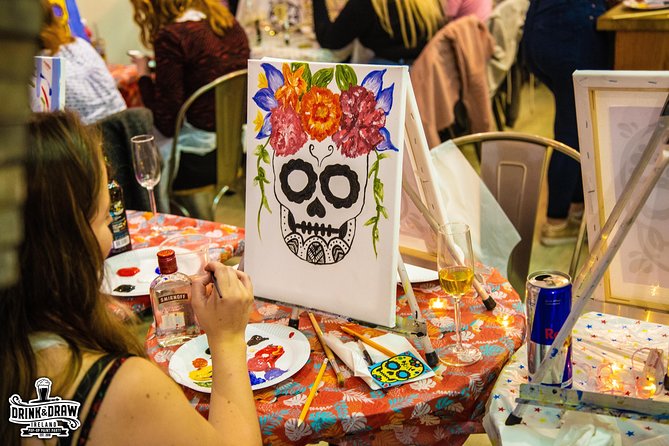 Drink & Draw: Paint A Masterpiece - Themes, Solo Friendly Energy, and Group Size Reality