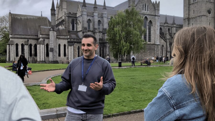 Dublin: 2 Hour City Center Guided Walking Tour - St Patrick’s Cathedral: the Gothic wow factor plus patron-saint context