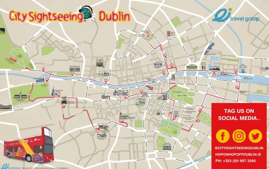 Dublin: City Sightseeing Hop-On Hop-Off Bus Tour - Key highlights at a glance