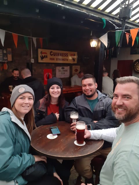 Dublin Food & Drink Walking Tour & Jameson Irish Coffee Demo - The Brazen Head Pub stop: Ireland oldest pub energy, with beer built in