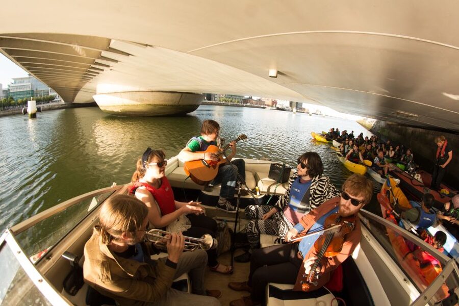 Dublin: Music Under the Bridges Kayaking Tour - Getting Ready on Sit-on-Top Kayaks (and Not Feeling Clueless)