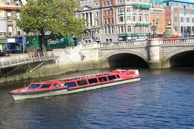 Dublin Sightseeing Cruise on River Liffey with Local Guide - River Liffey from Seán OCasey Bridge: a smart first look at Dublin
