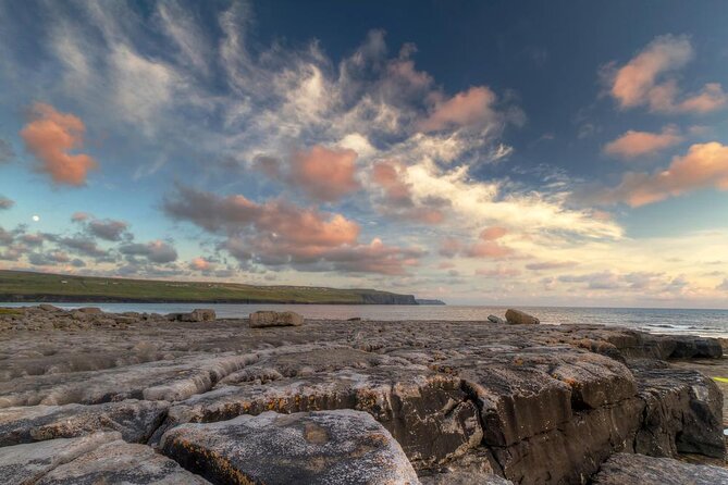 Dublin to Bunratty Castle, Cliffs of Moher, Burren Galway by Rail - Bunratty Castle and Folk Park: Medieval Interiors Plus Brick-by-Brick Village Life