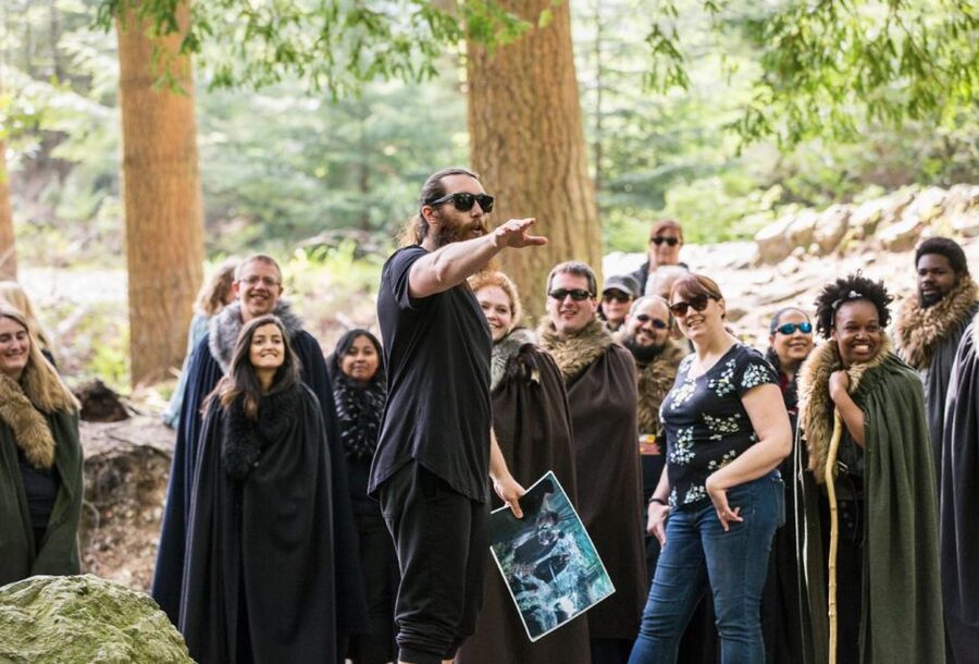 From Dublin: Game of Thrones Winterfell Locations Tour - Tollymore Forest Park: The White Walker and Direwolf Walk