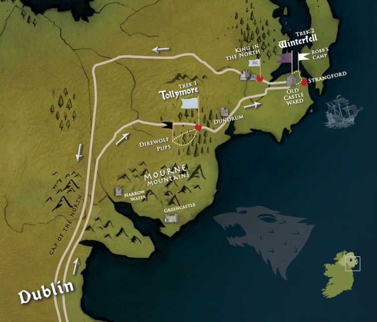 From Dublin: Game of Thrones Winterfell Locations Tour - Castle Ward for Winterfell Courtyard Energy
