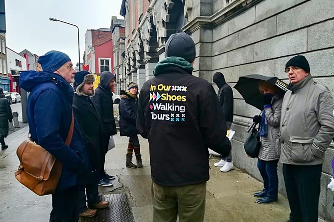 In Our Shoes Dublin Walking Tour - Finding the tour start near the Liffey at 71 Cook St
