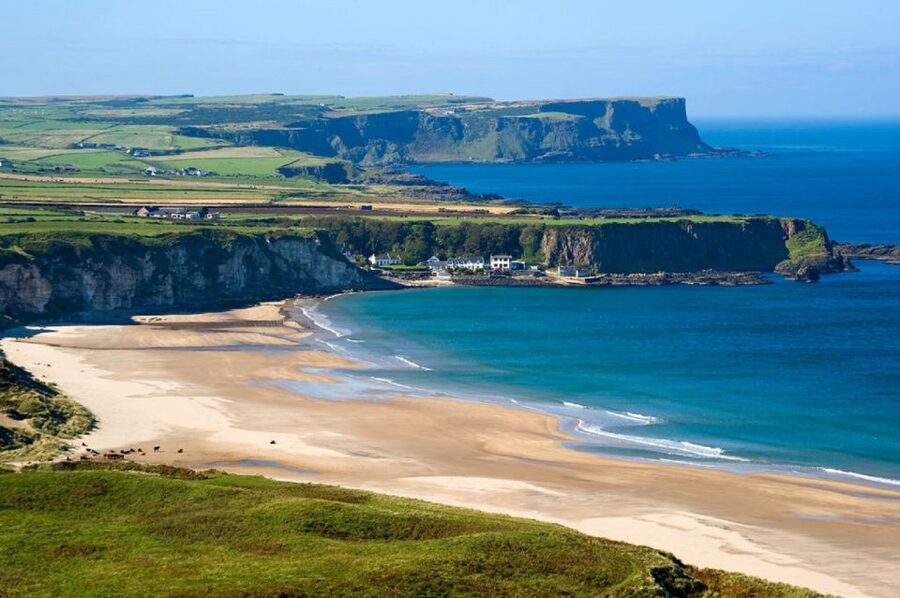 Northern Ireland 3-Day Tour from Dublin - Dunluce Castle ruins, then Derry walls in the afternoon light