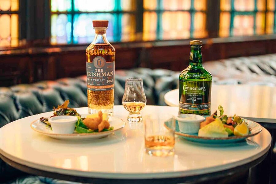 The Whiskey Trail - Stop 1 at Powerscourt Townhouse: A Quick Guided Moment Before the Pours